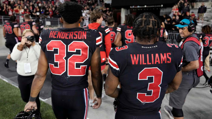 TreVeyon Henderson and Miyan Williams make up the best running back tandem in the country, but both have dealt with injuries this year.